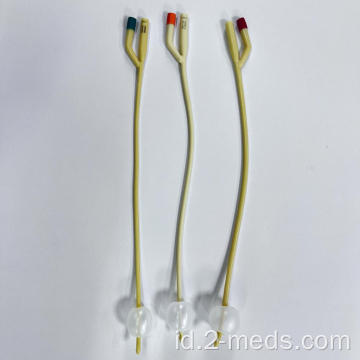 Disposable 3 Way Latex Foley Balloon Catheter